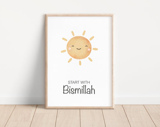 Starte mit Bismillah