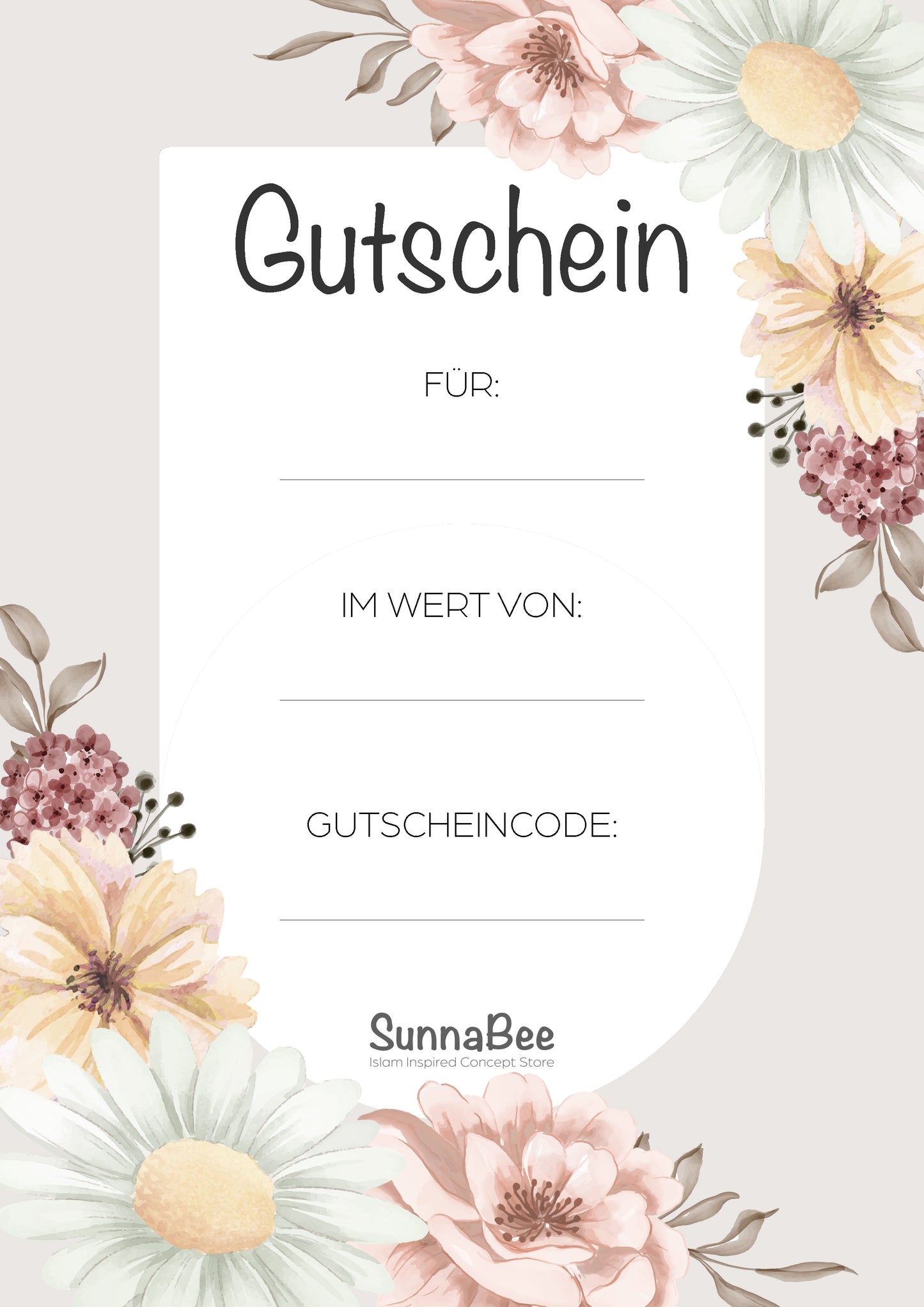 SunnaBee Gutschein