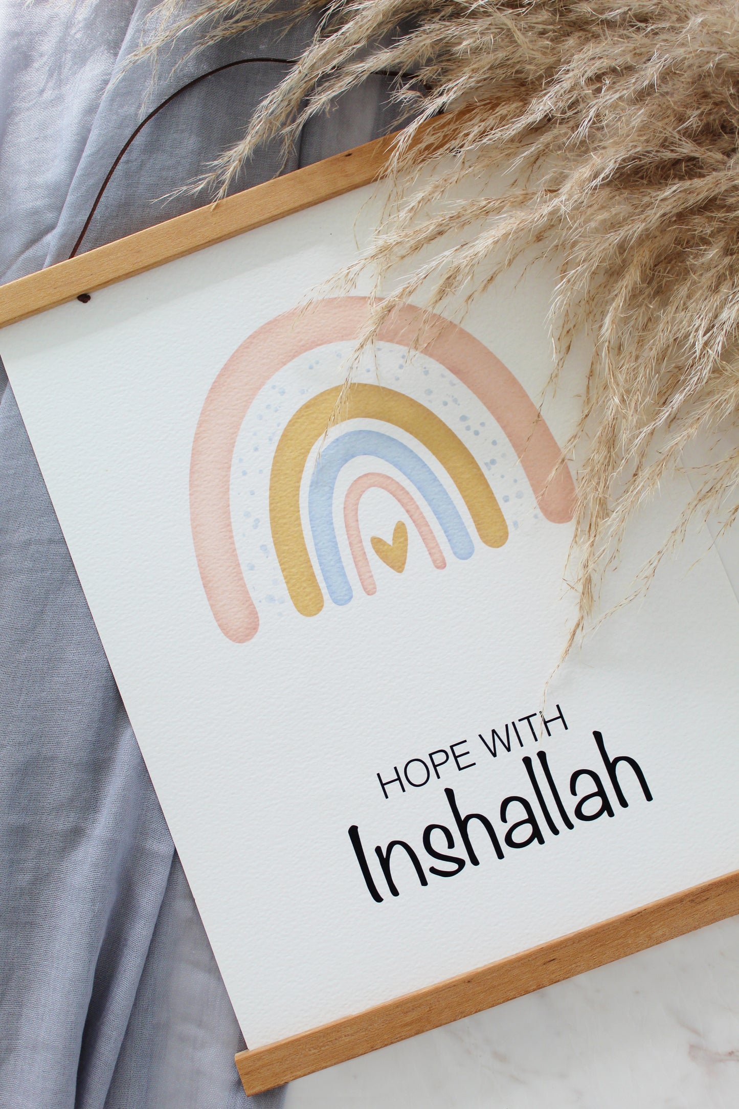 Magnetische Posterleisten aus Teakholz