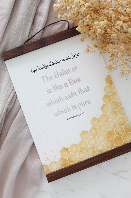 Magnetische Posterleisten aus Walnussholz